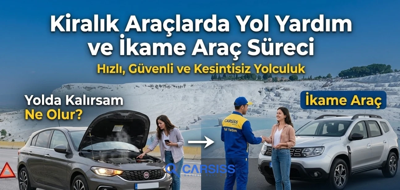"Yolda Kalırsam Ne Olur?" Kiralık Araçlarda Yol Yardım ve İkame Araç Süreci